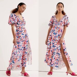 For Love & Lemons Gianna Midi Dress - M - NWT